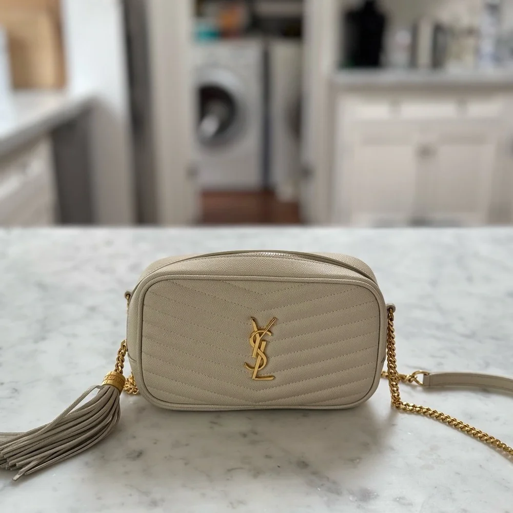 Saint Laurent Women’s Lou Mini Leather Crossbody Bag - Picture 4 of 5